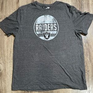 NFL Raiders Charcoal Tee